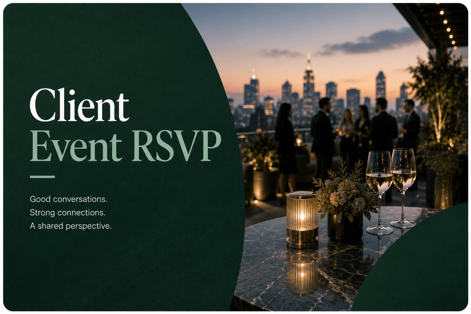 Client event RSVP