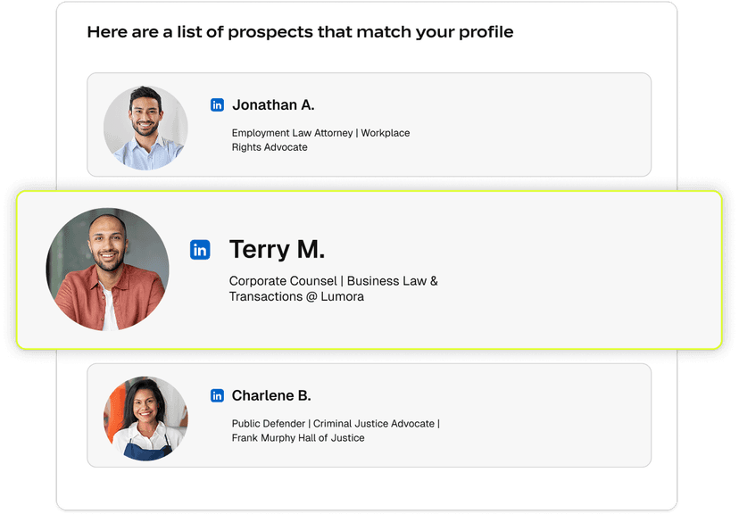 Find people who look like your best clients.